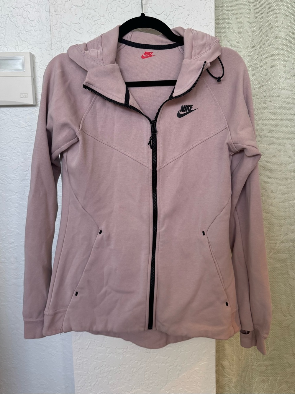 Nike Women’s Pale Mauve Hooded Zip-Up Jacket